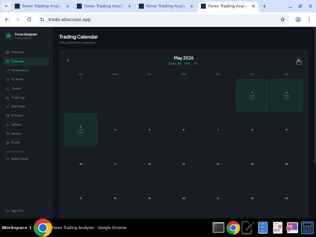 Trading Calendar